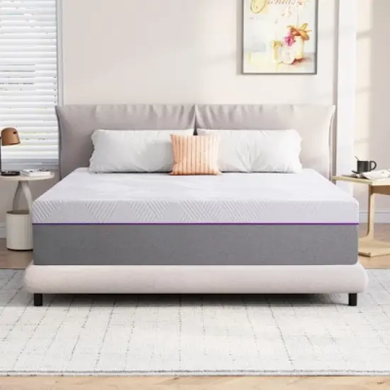 Twolike 10 Inch Comfort Memory Foam Mattress with Breathable & Removable Cover, without Fiberglass for Safer Sleep image {2}