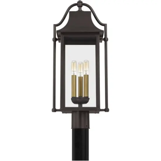 Quoizel Lighting Manning 3 - Light Post Light in  Western Bronze image {3}