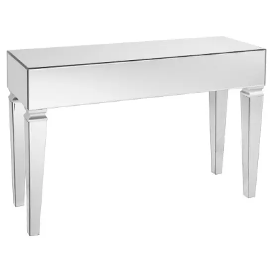 Darla Contemporary Mirrored Console Table - Aiden Lane image {7}
