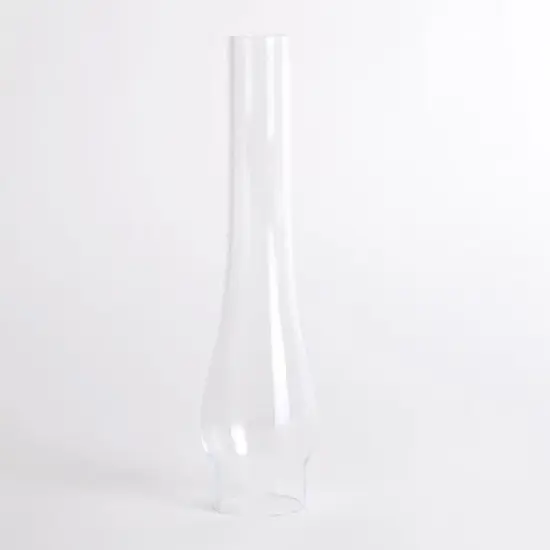 Lehman's Clear Oil Lamp Chimney - 1-1/8 in Base x 5 1/2 in High image {1}