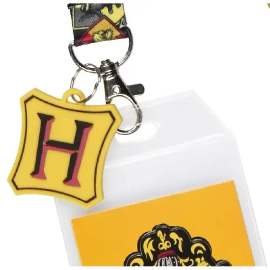 Harry Potter Hogwarts Lanyard Metal Charm ID Card Holder and Collectible Sticker image {4}