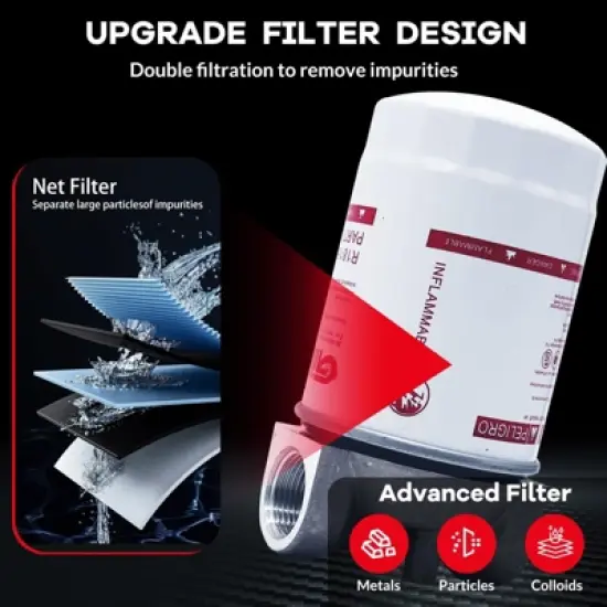 58 Gallon Portable Diesel Fuel Tank with 12v Electric Transfer Pump (10 GPM Flow), 13.1Ft Hose, Auto Nozzle & 360&iexcl;&atilde; Swivel Connector image {1}