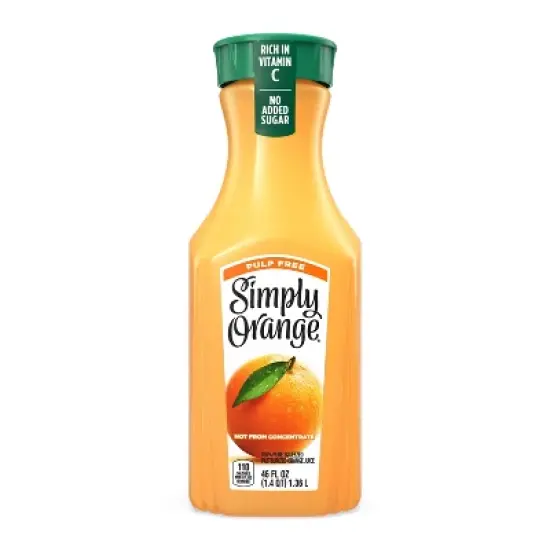 Simply Beverages Orange Pulp Free Juice - 46 fl oz image {7}
