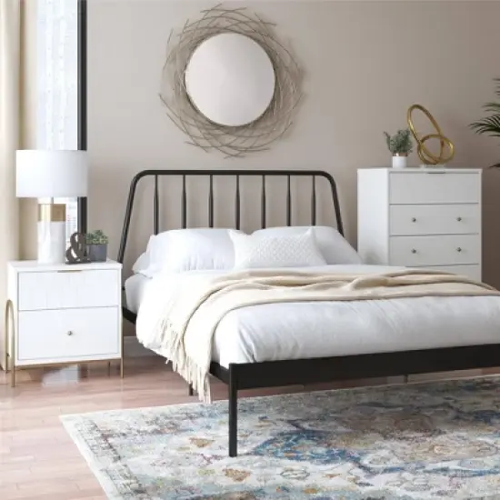 Anastasia Nightstand White - CosmoLiving by Cosmopolitan image {2}