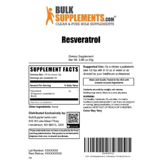 BulkSupplements Resveratrol Powder image {5}