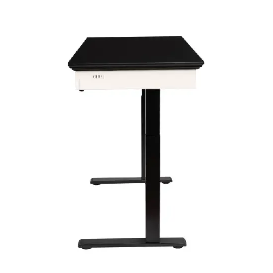 47" Losondo Transitional Height Adjustable Desk with USB Ports - HOMES: Inside + Out image {7}