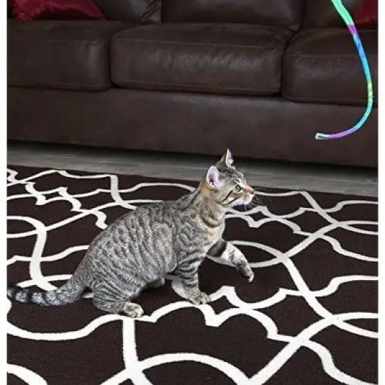 Cat Dancer Cat Toy Cat Charmer Rainbow Wand Teaser 1 Pack image {5}