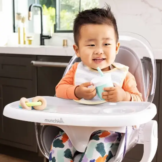 Munchkin Cest 4oz Silicone Open Portable Training Cup - Mint image {1}