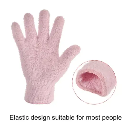 Unique Bargains Dusting Cleaning Gloves Microfiber Mitten for Plant  Lamp Window image {4}