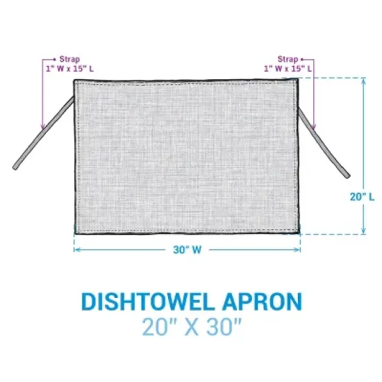 Split P October Spice Dishtowel Apron image {3}