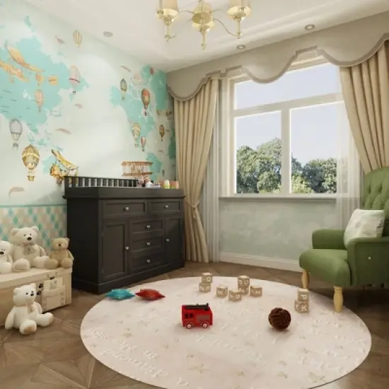 Famapy Baby Changing Table Chest of Drawers Edge Protection Top Upholstery image {8}