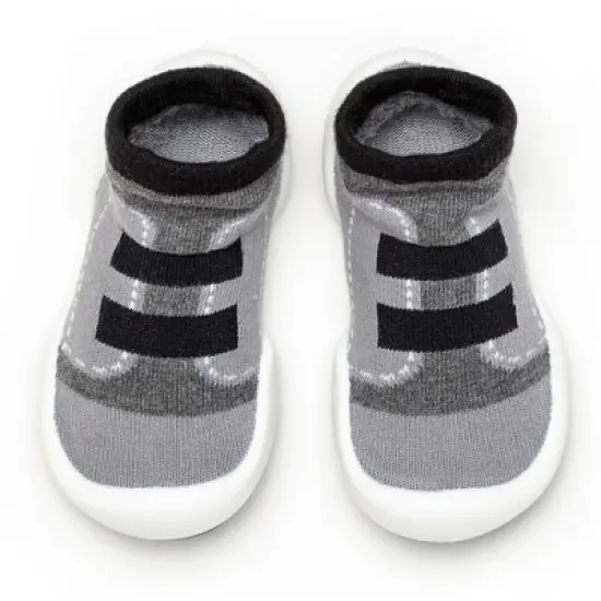 Komuello Toddler First Walk Sock Shoes - Walker Black image {13}