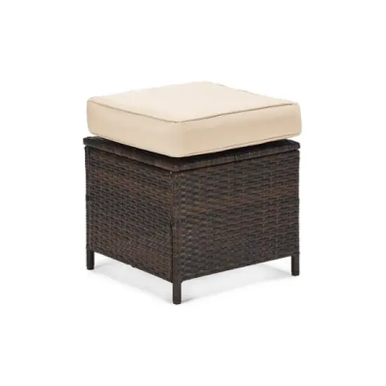 6 Piece Outdoor Patio Furniture Set with Cushions and Coffee Table image {5}