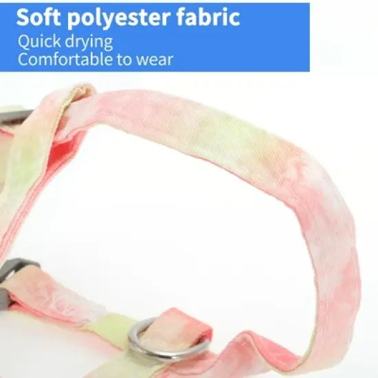 Unique Bargains Lightweight Cat Harness and Leash Set for Large and Small Cat Travel Walking Small Orange image {4}