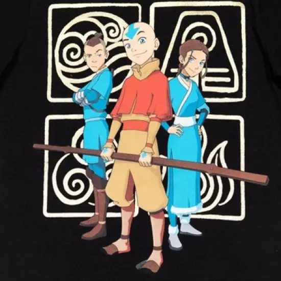 Avatar The Last Airbender Sokka Aang Katara 3 Pack T-Shirts Little Kid to Big Kid image {5}