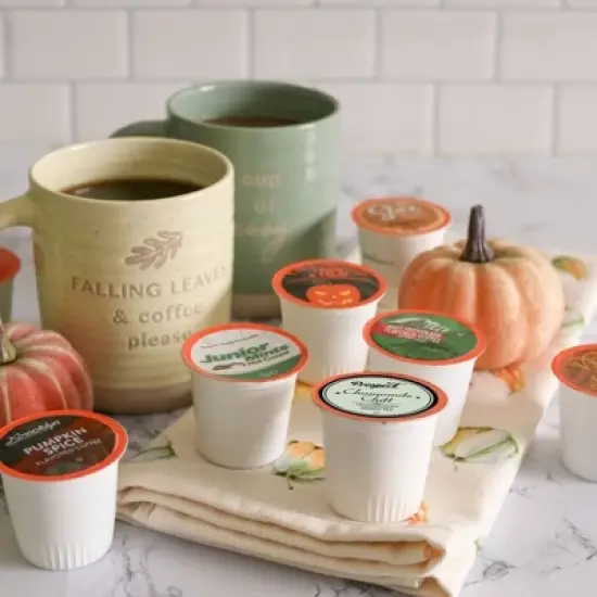 Two Rivers Coffee Autumn Flavored Coffee Sampler,Keurig 2.0,Variety Pack,52 Ct image {9}