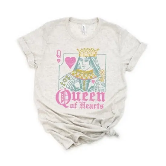 Simply Sage Market Women's Queen Of Hearts Short Sleeve Graphic Tee image {3}