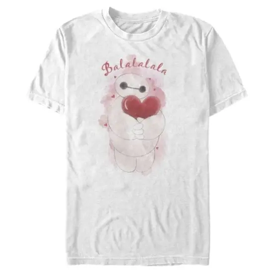 Men's Big Hero 6 Valentine Baymax Heart Hug T-Shirt image {4}