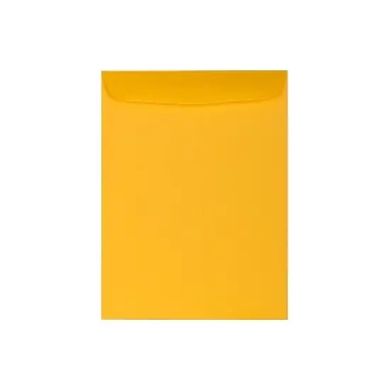 JAM Paper Specialty Envelope 9" x 12" Sunflower Yellow 50/Pack (212816063i) image {1}