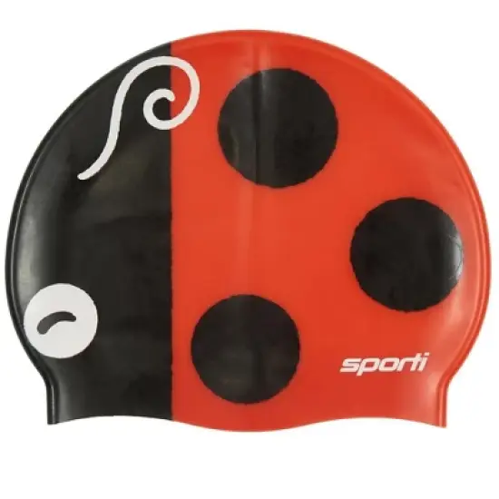 Sporti Ladybug Silicone Swim Cap Jr. image {3}