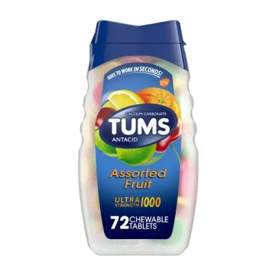 Tums Ultra Strength Assorted Fruit Antacid Chewable Tablets image {13}