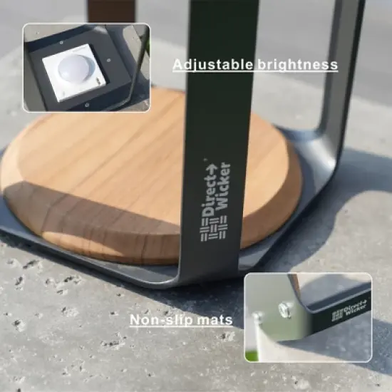 Moda Furnishings Solar Powered Integrated LED Outdoor Lantern image {8}