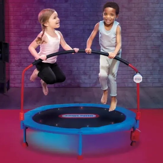 Little Tikes 4.5' Lights 'n Music Trampoline image {4}