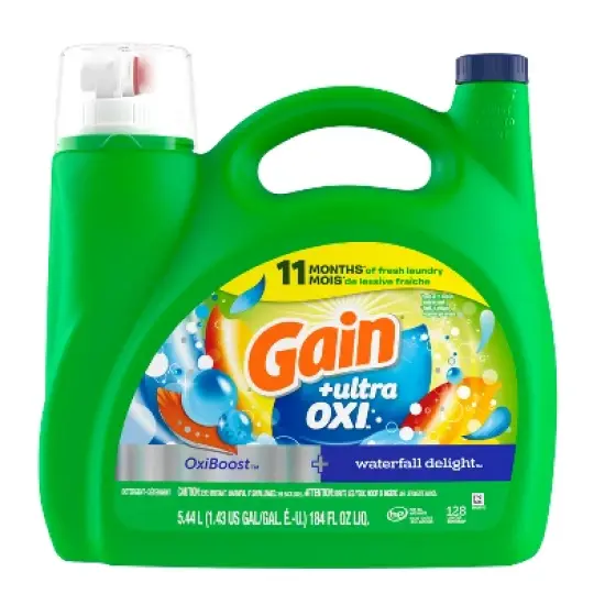 Gain Liquid Oxi Waterfall Laundry Detergent image {10}