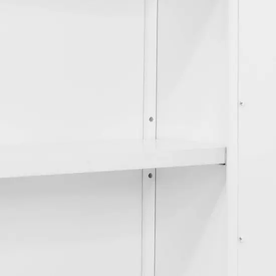 Coventry Wall Mounted Bath Storage Cabinet with Two Doors White - Alaterre Furniture image {7}