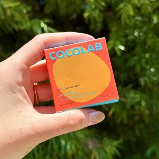 Cocolab Cocofloss Refillable Woven Expanding Dental Floss - Cara Cara Orange - 33yd image {11}