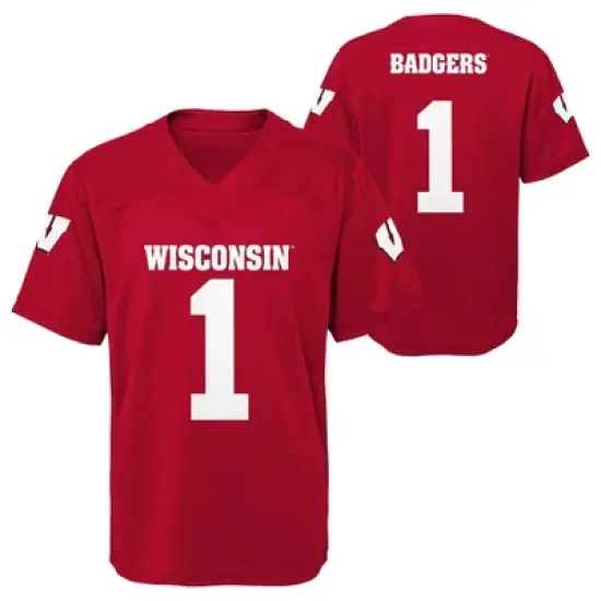 NCAA Wisconsin Badgers Boys' Jersey image {3}