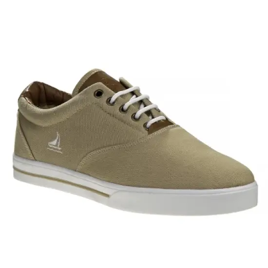 Sail Men's Canvas Sneakers featuring lace-up vamp image {6}