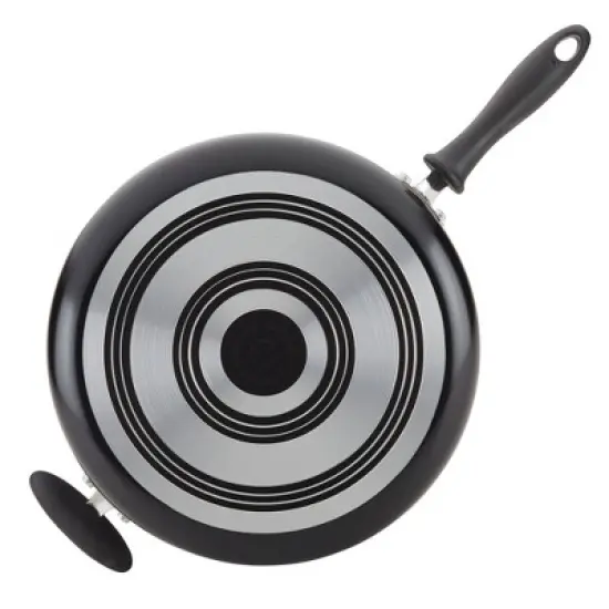 Farberware Reliance 6qt Covered Saute Pan with Helper Handle Black image {7}