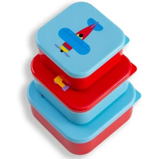 Wildkin Kids Nested Snack Containers for Boy & Girls image {2}
