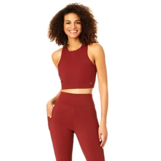 Anne Cole Active - Women's High Neck Crop Top image {3}