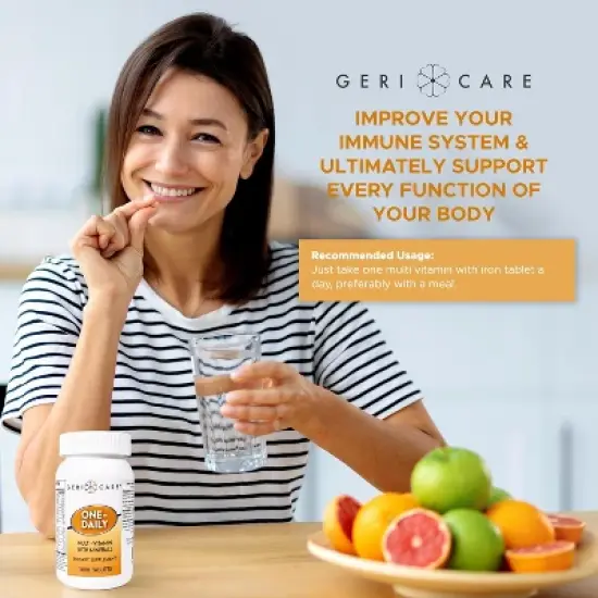 Geri Care One Day Multivitamins With Minerals, 1000 Count image {6}