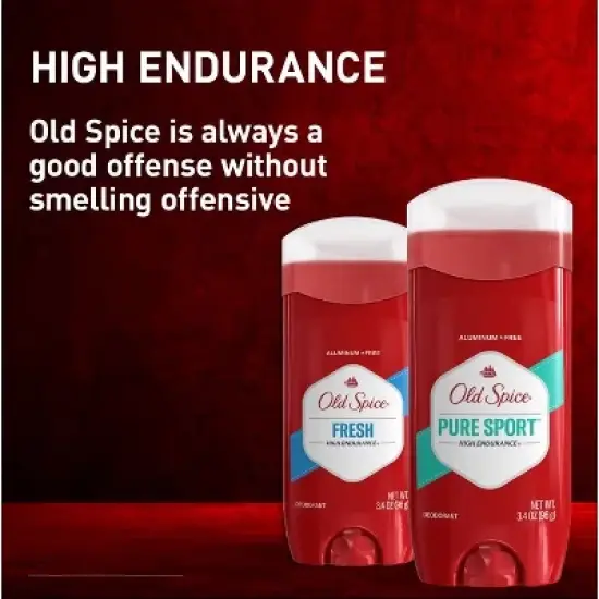Old Spice High Endurance Deodorant for Men - Aluminum-Free - 3.4oz/2pk image {6}