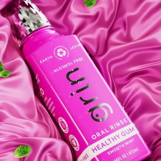 Grin Oral Care Healthy Gums Mouthwash Mint - 16 fl oz image {6}