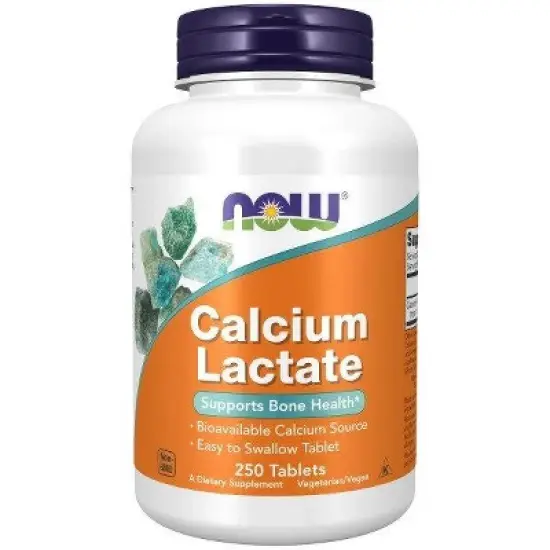 Calcium Lactate by Now Foods  -  250 Tablet image {3}
