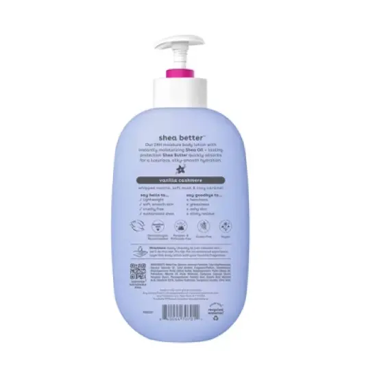 eos Shea Better Moisture Body Lotion - Vanilla Cashmere - 16 fl oz image {1}