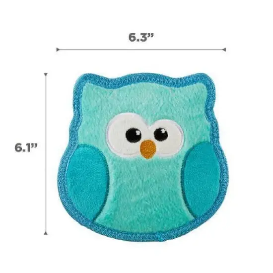 Outward Hound Tough Skinz Owl Dog Animal Toy - Blue image {2}