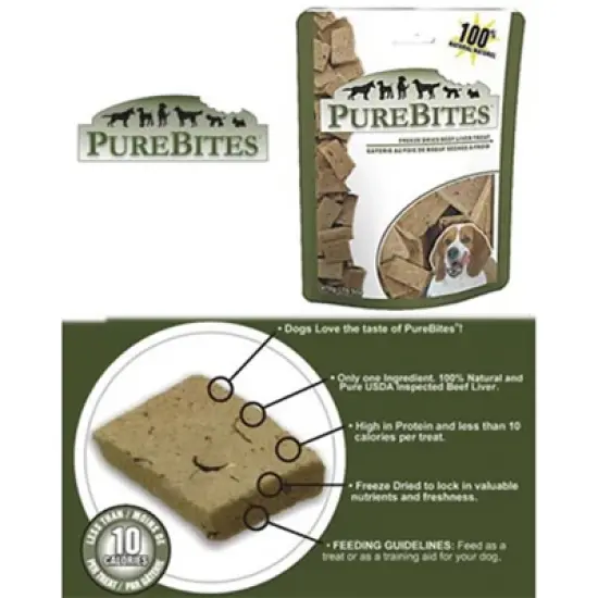 PureBites Freeze Dried Beef Liver Dog Treats - 4.2 oz image {7}