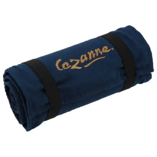 Cezanne Artist Pencil Case - Durable Blue Cotton Canvas Roll-Up Travel Art Case w/ Zipper Art Pouch for Artists, Professionals - Lightweight, Portable image {8}