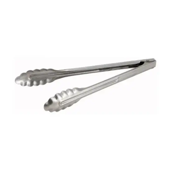 Winco Utility Tongs, Stainless Steel, Heavyweight image {2}