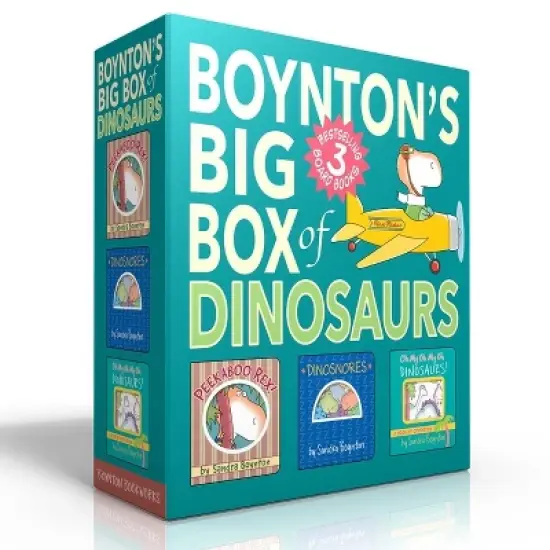 Boynton's Big Box of Dinosaurs (Boxed Set) - (Boynton on Board) by  Sandra Boynton (Board Book) image {1}