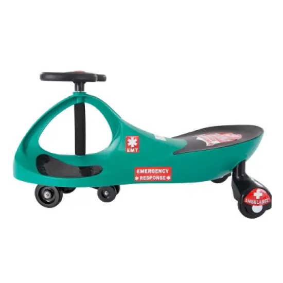 Toy Time Ambulance Wiggle Car Ride-On Toy - Green image {6}