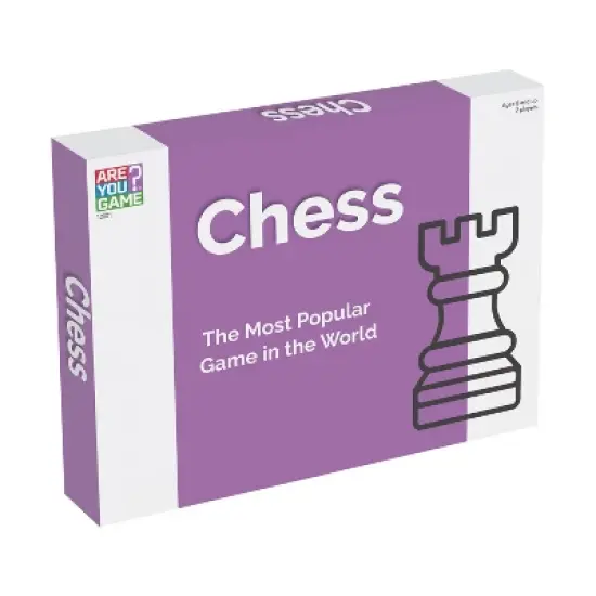 AreYouGame.com Chess Board Game: Creative Thinking Strategy for Two Players, Includes Game Pieces & Board image {1}