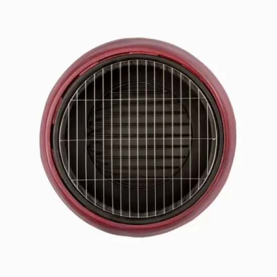 22" Round Concrete Wood Burning Fire Pit - Teamson Home image {9}