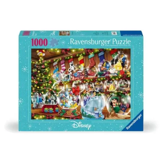 Ravensburger Disney Christmas Snow Globes Jigsaw Puzzle - 1000pc image {6}