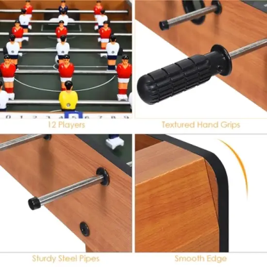Costway 20'' Foosball Table Mini Tabletop Soccer Game Christmas Gift Football Sports image {5}